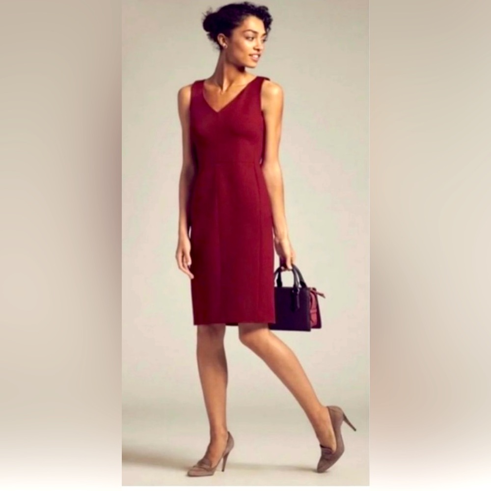 MM.Lafleur Rachel Dress in Burgundy